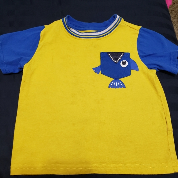 💕 Healthtex Short Sleeves Yellow Tee Size 2T - Picture 4 of 12